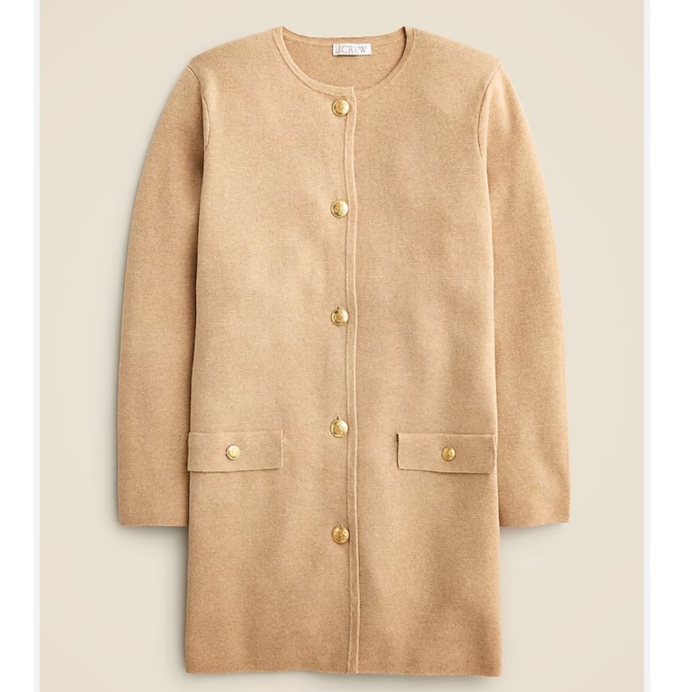 J Crew Long Giselle Sweater Blazer